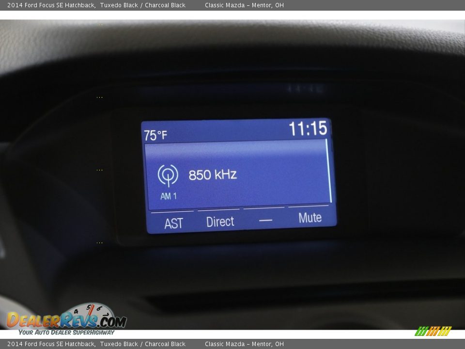 2014 Ford Focus SE Hatchback Tuxedo Black / Charcoal Black Photo #10