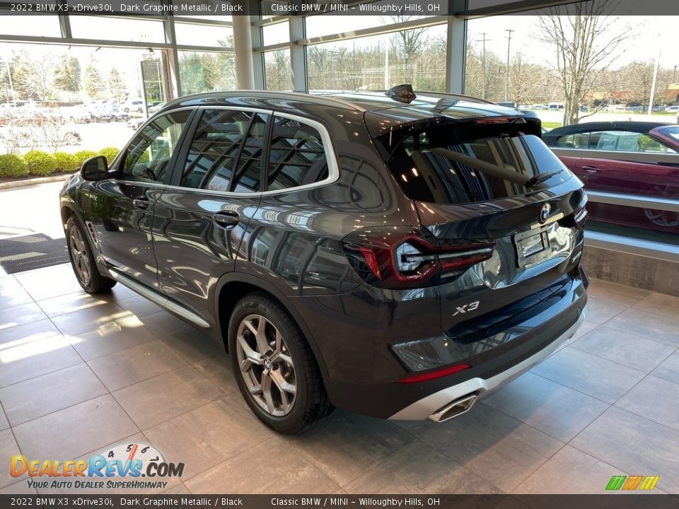 2022 BMW X3 xDrive30i Dark Graphite Metallic / Black Photo #2