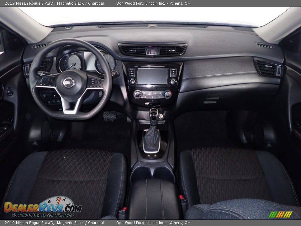 2019 Nissan Rogue S AWD Magnetic Black / Charcoal Photo #24
