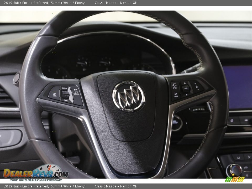 2019 Buick Encore Preferred Summit White / Ebony Photo #7
