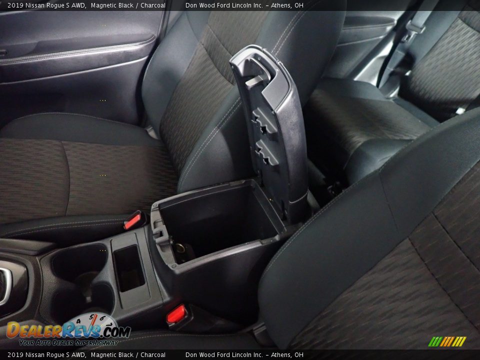 2019 Nissan Rogue S AWD Magnetic Black / Charcoal Photo #33