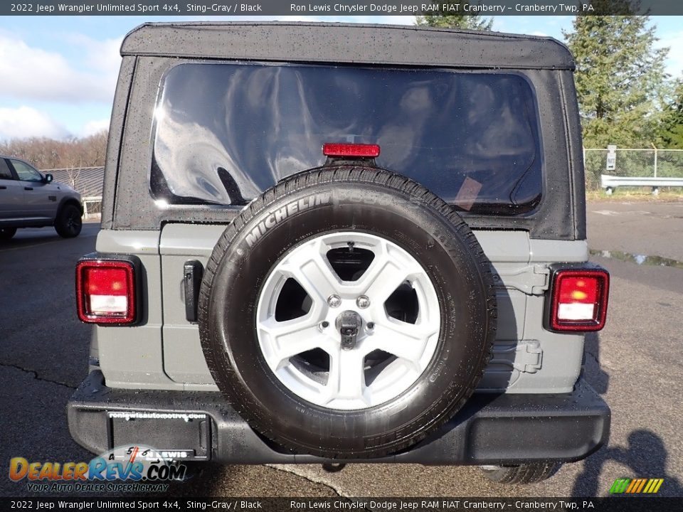 2022 Jeep Wrangler Unlimited Sport 4x4 Sting-Gray / Black Photo #4