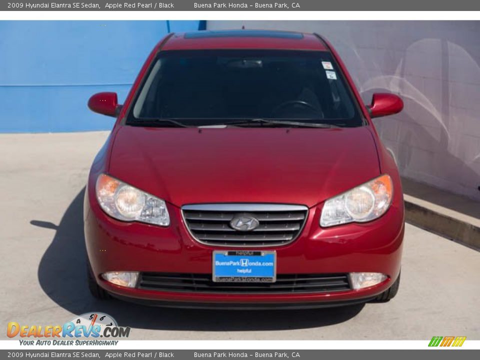 2009 Hyundai Elantra SE Sedan Apple Red Pearl / Black Photo #7