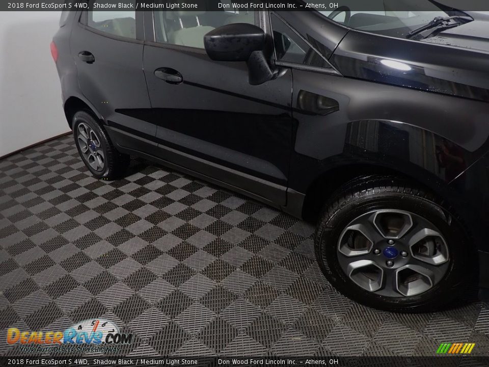 2018 Ford EcoSport S 4WD Shadow Black / Medium Light Stone Photo #4