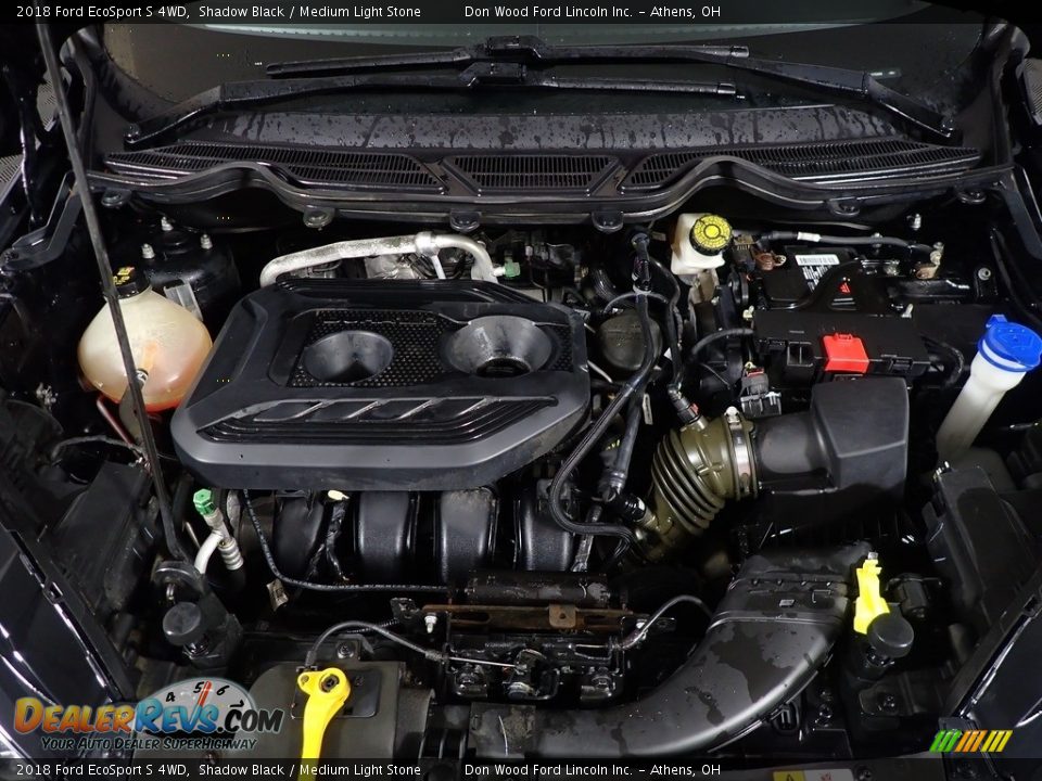 2018 Ford EcoSport S 4WD Shadow Black / Medium Light Stone Photo #7