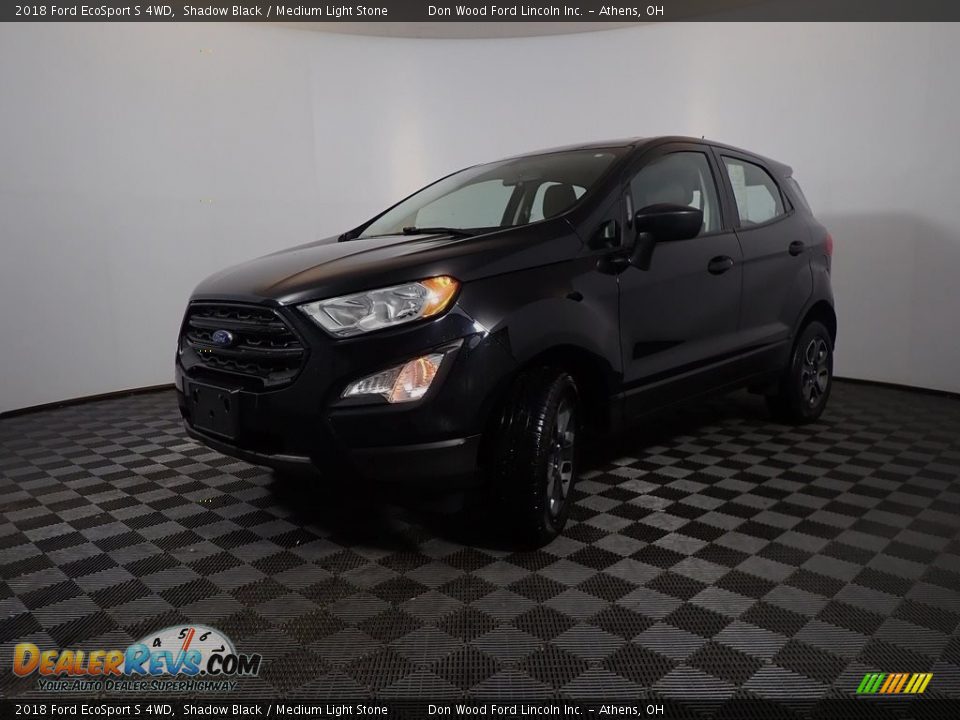 2018 Ford EcoSport S 4WD Shadow Black / Medium Light Stone Photo #8