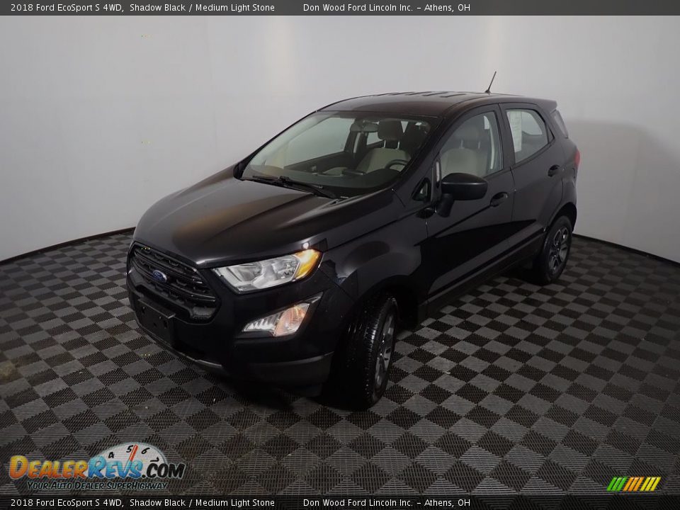 2018 Ford EcoSport S 4WD Shadow Black / Medium Light Stone Photo #9