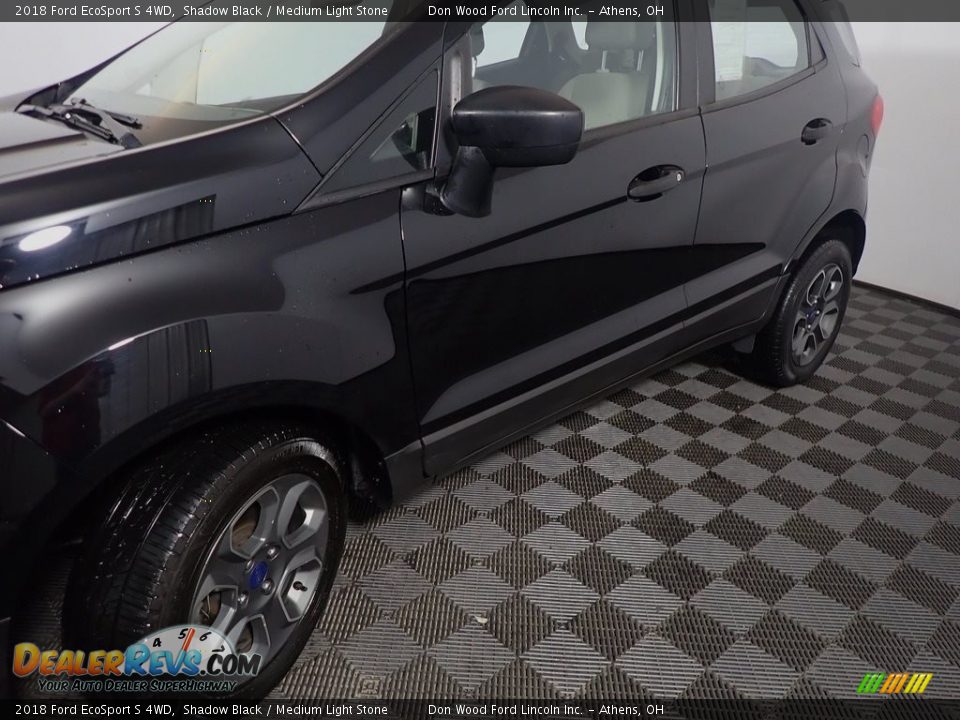 2018 Ford EcoSport S 4WD Shadow Black / Medium Light Stone Photo #10
