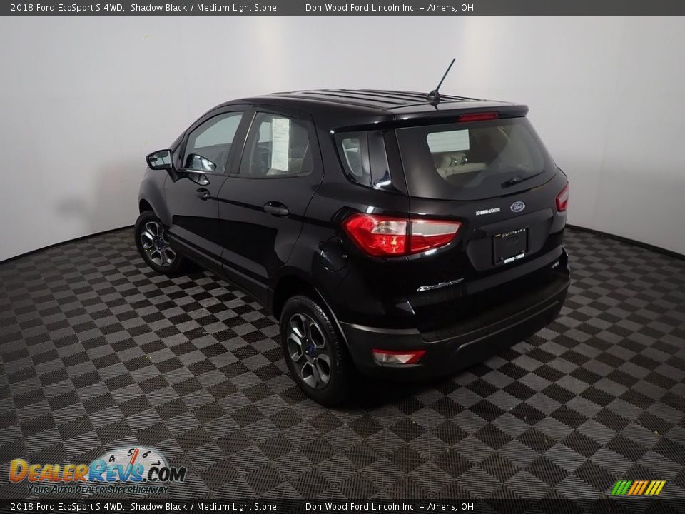 2018 Ford EcoSport S 4WD Shadow Black / Medium Light Stone Photo #12