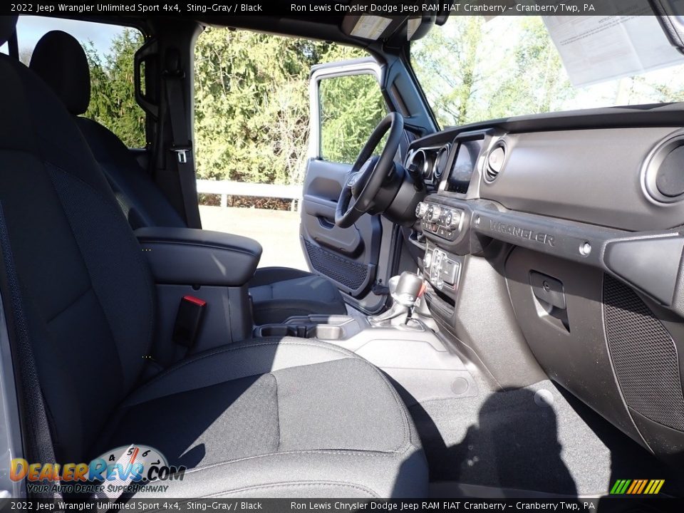 2022 Jeep Wrangler Unlimited Sport 4x4 Sting-Gray / Black Photo #14