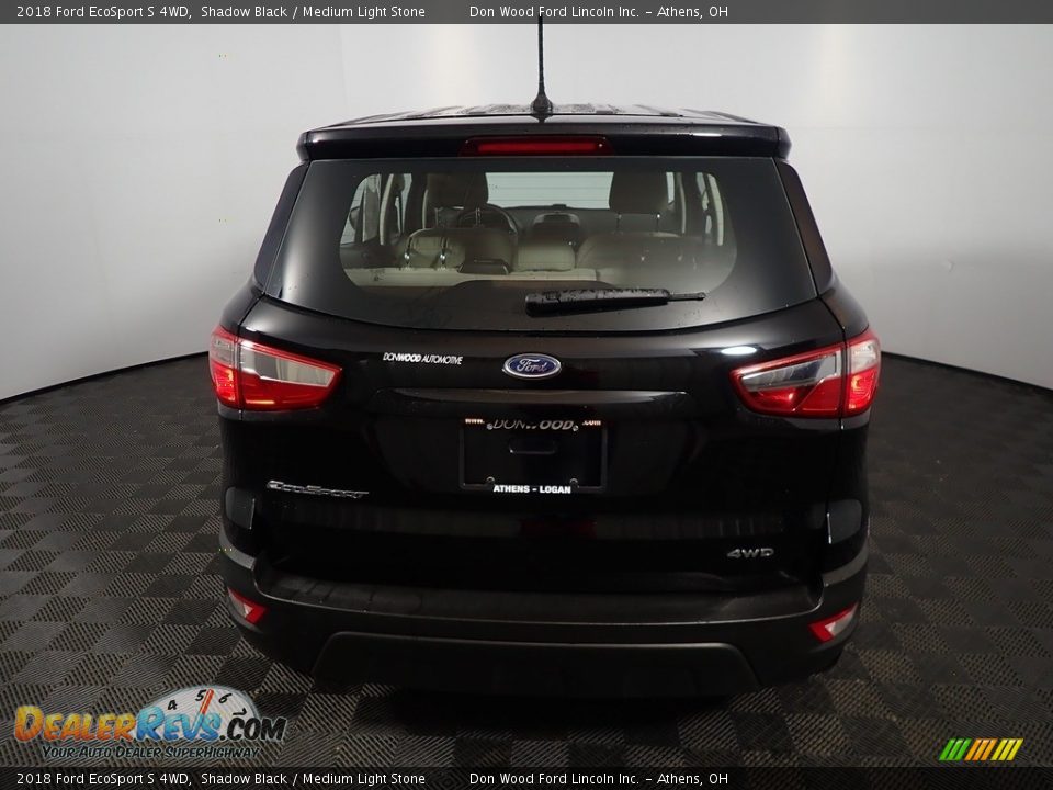 2018 Ford EcoSport S 4WD Shadow Black / Medium Light Stone Photo #13