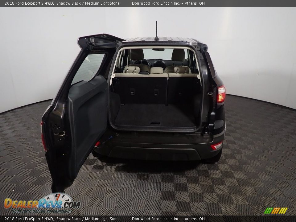 2018 Ford EcoSport S 4WD Shadow Black / Medium Light Stone Photo #14