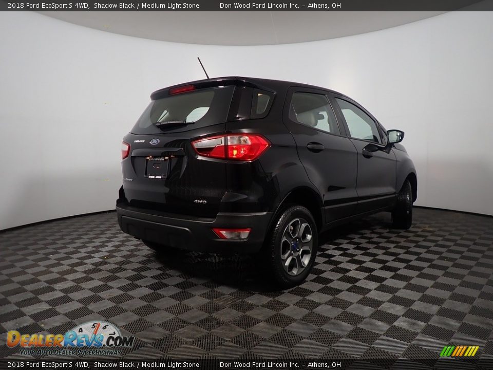 2018 Ford EcoSport S 4WD Shadow Black / Medium Light Stone Photo #16