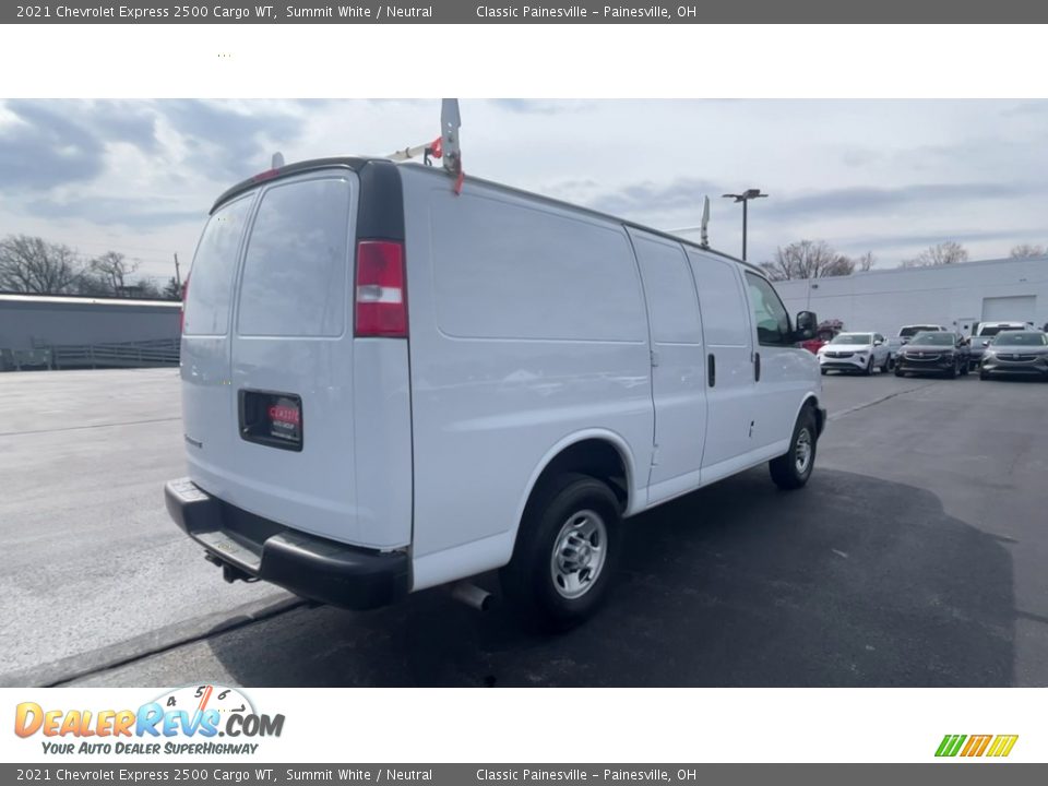 2021 Chevrolet Express 2500 Cargo WT Summit White / Neutral Photo #8