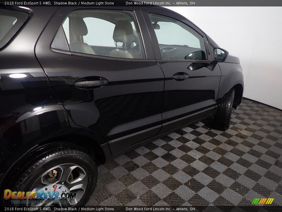 2018 Ford EcoSport S 4WD Shadow Black / Medium Light Stone Photo #19