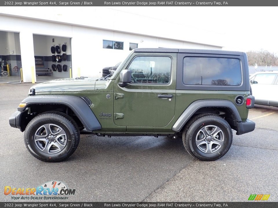 2022 Jeep Wrangler Sport 4x4 Sarge Green / Black Photo #2