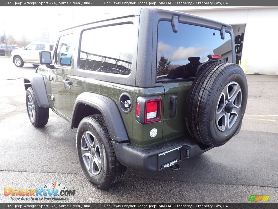 2022 Jeep Wrangler Sport 4x4 Sarge Green / Black Photo #3