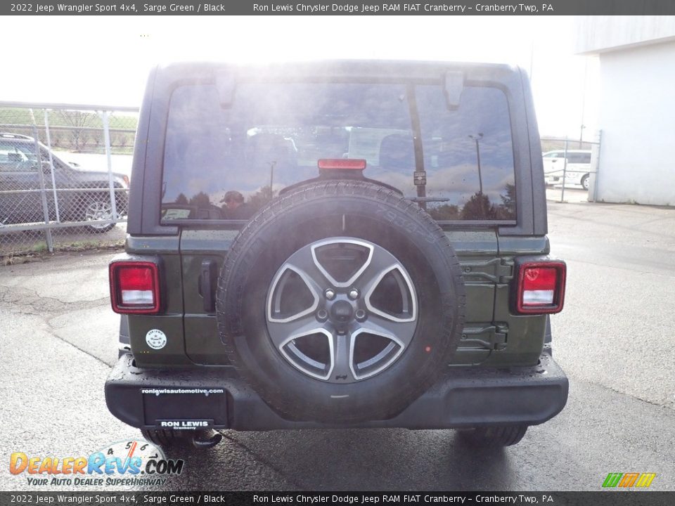 2022 Jeep Wrangler Sport 4x4 Sarge Green / Black Photo #4