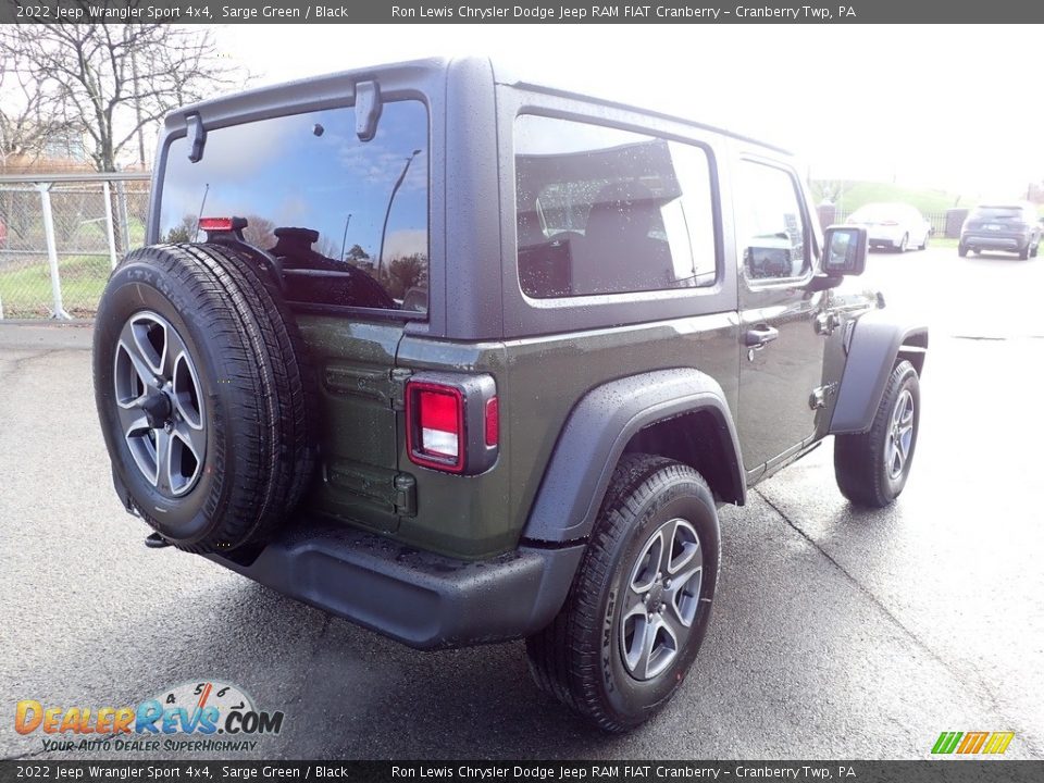 2022 Jeep Wrangler Sport 4x4 Sarge Green / Black Photo #5