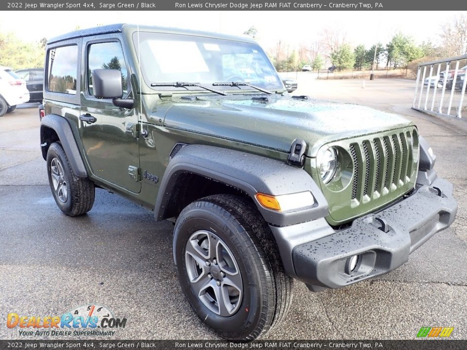 2022 Jeep Wrangler Sport 4x4 Sarge Green / Black Photo #7