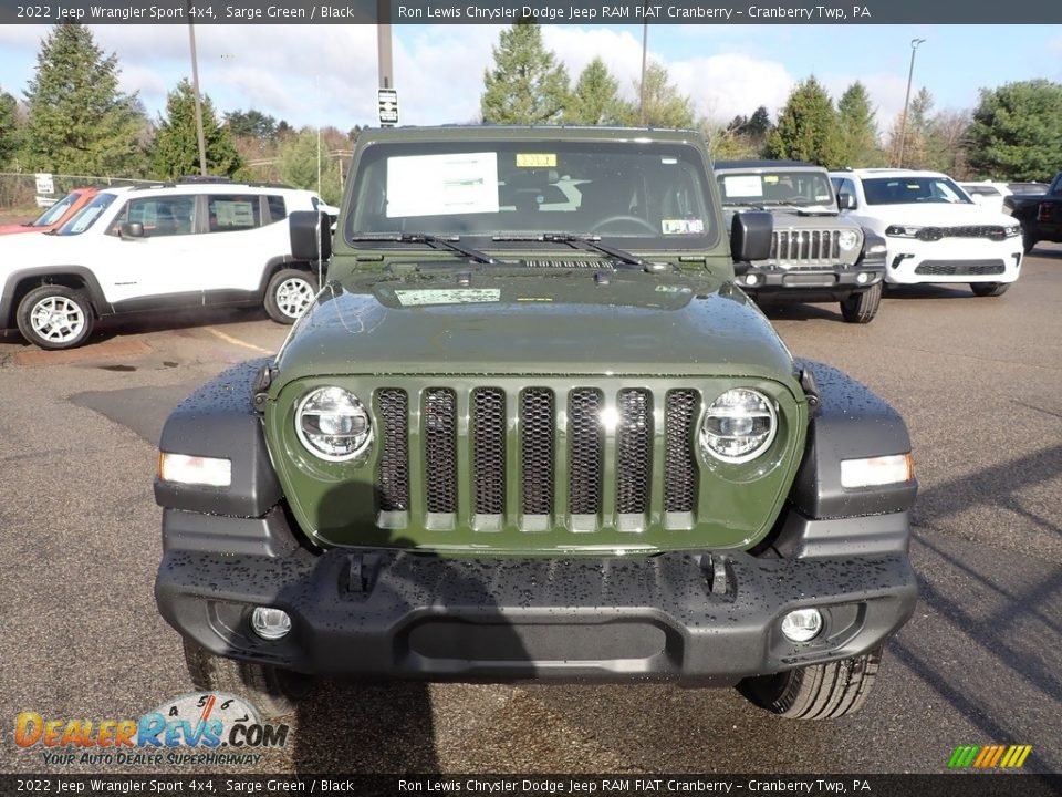 2022 Jeep Wrangler Sport 4x4 Sarge Green / Black Photo #8