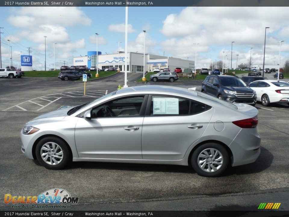 2017 Hyundai Elantra SE Silver / Gray Photo #6