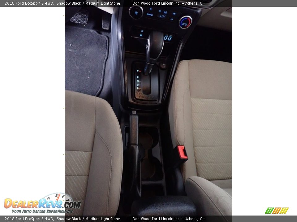 2018 Ford EcoSport S 4WD Shadow Black / Medium Light Stone Photo #32
