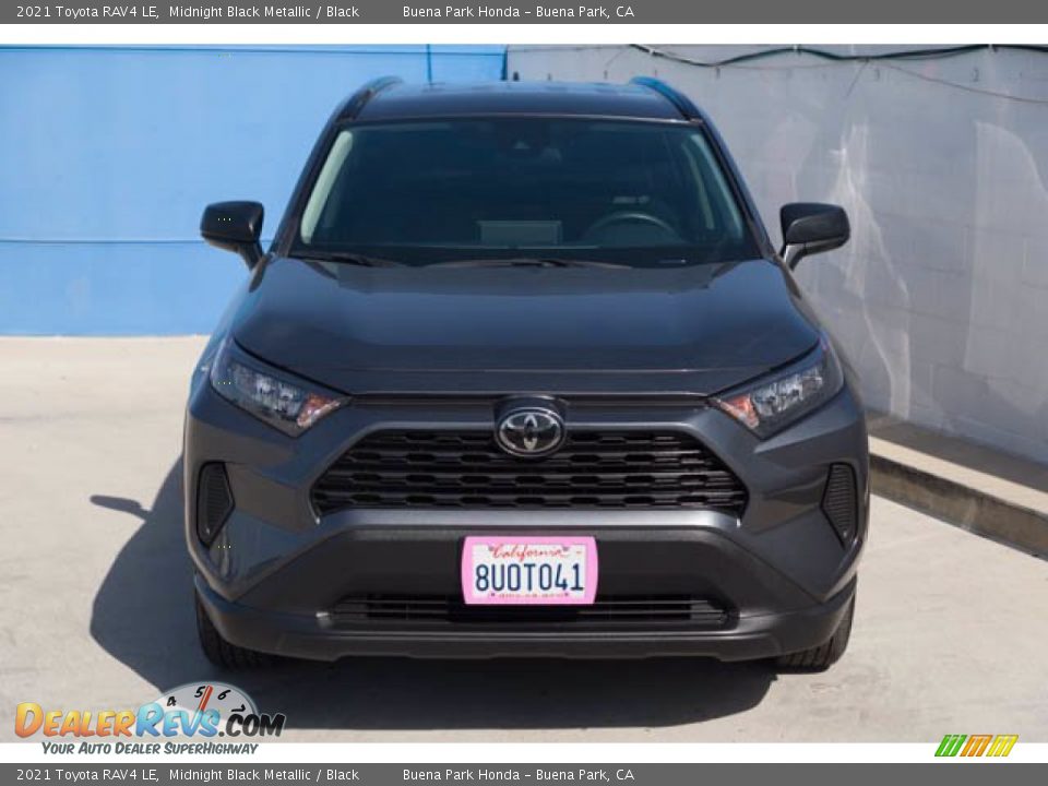 2021 Toyota RAV4 LE Midnight Black Metallic / Black Photo #7