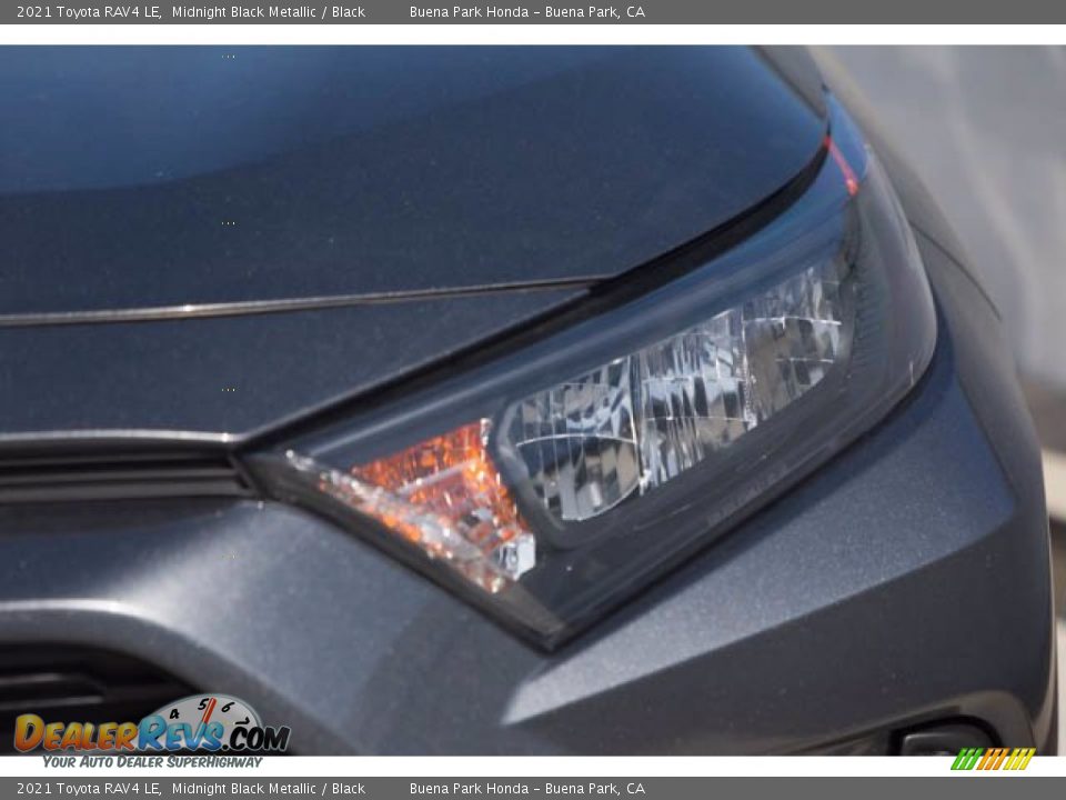 2021 Toyota RAV4 LE Midnight Black Metallic / Black Photo #9