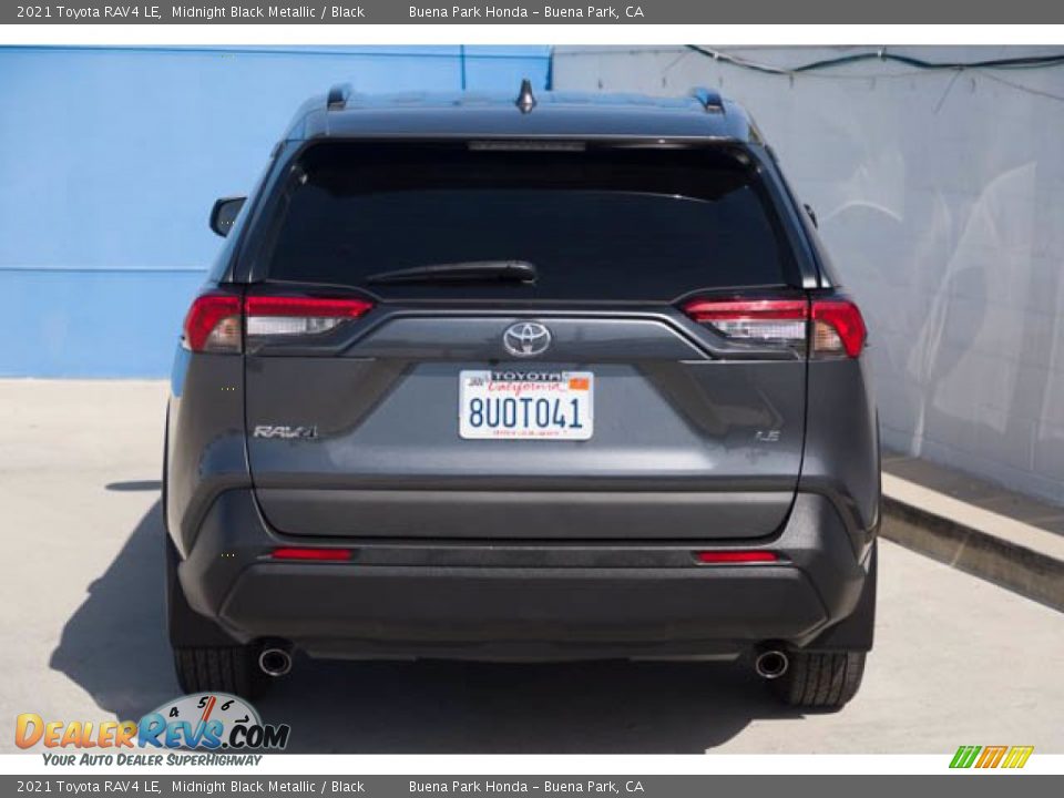 2021 Toyota RAV4 LE Midnight Black Metallic / Black Photo #11
