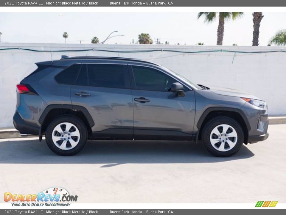 2021 Toyota RAV4 LE Midnight Black Metallic / Black Photo #14