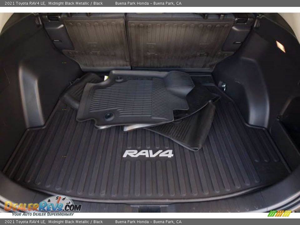 2021 Toyota RAV4 LE Midnight Black Metallic / Black Photo #21