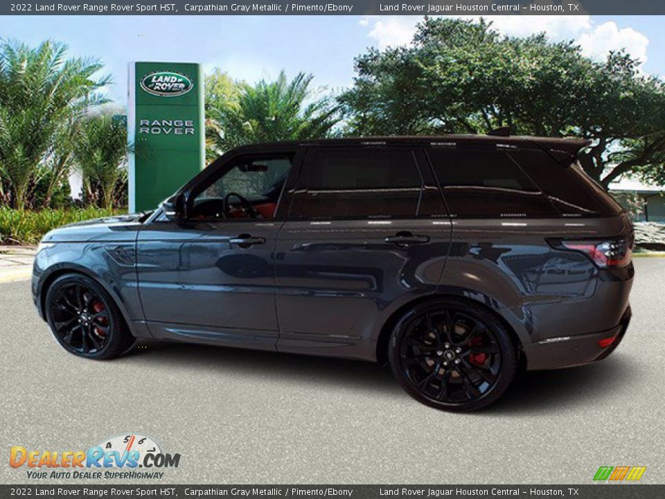 2022 Land Rover Range Rover Sport HST Carpathian Gray Metallic / Pimento/Ebony Photo #6