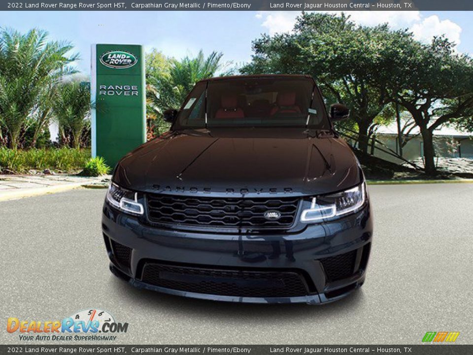 2022 Land Rover Range Rover Sport HST Carpathian Gray Metallic / Pimento/Ebony Photo #8