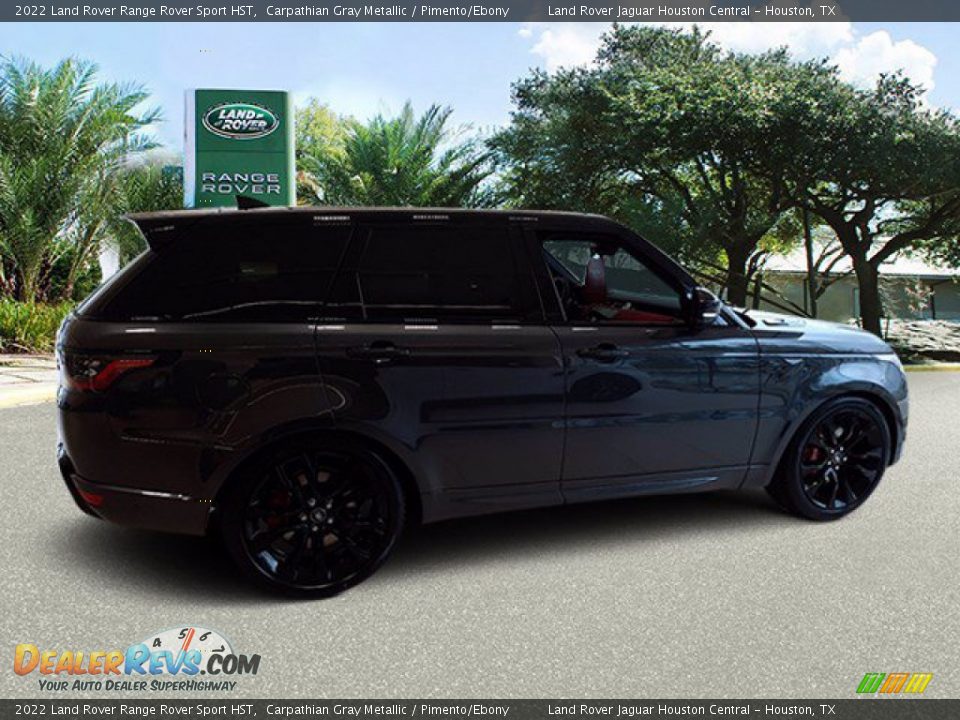 2022 Land Rover Range Rover Sport HST Carpathian Gray Metallic / Pimento/Ebony Photo #11