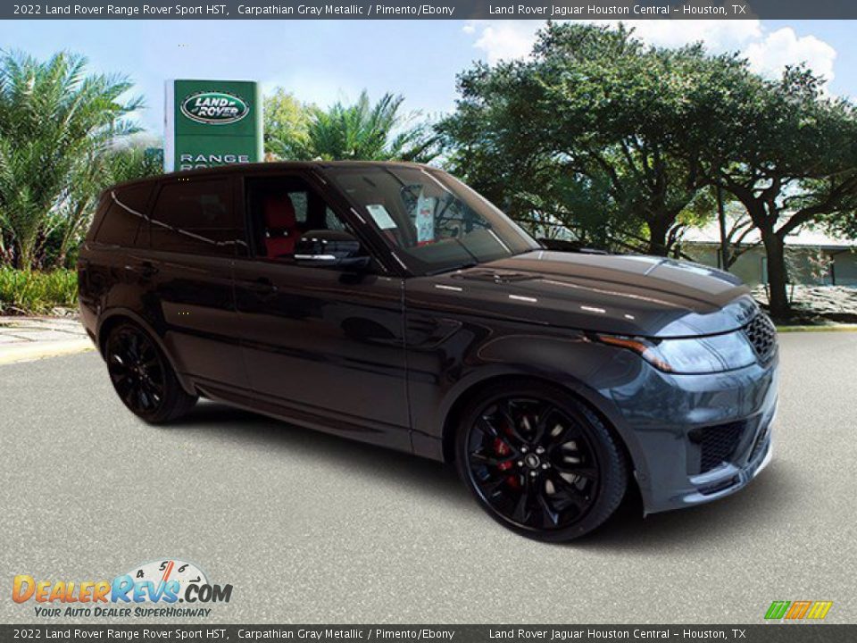 2022 Land Rover Range Rover Sport HST Carpathian Gray Metallic / Pimento/Ebony Photo #12