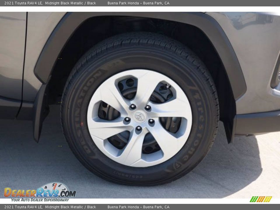 2021 Toyota RAV4 LE Midnight Black Metallic / Black Photo #36
