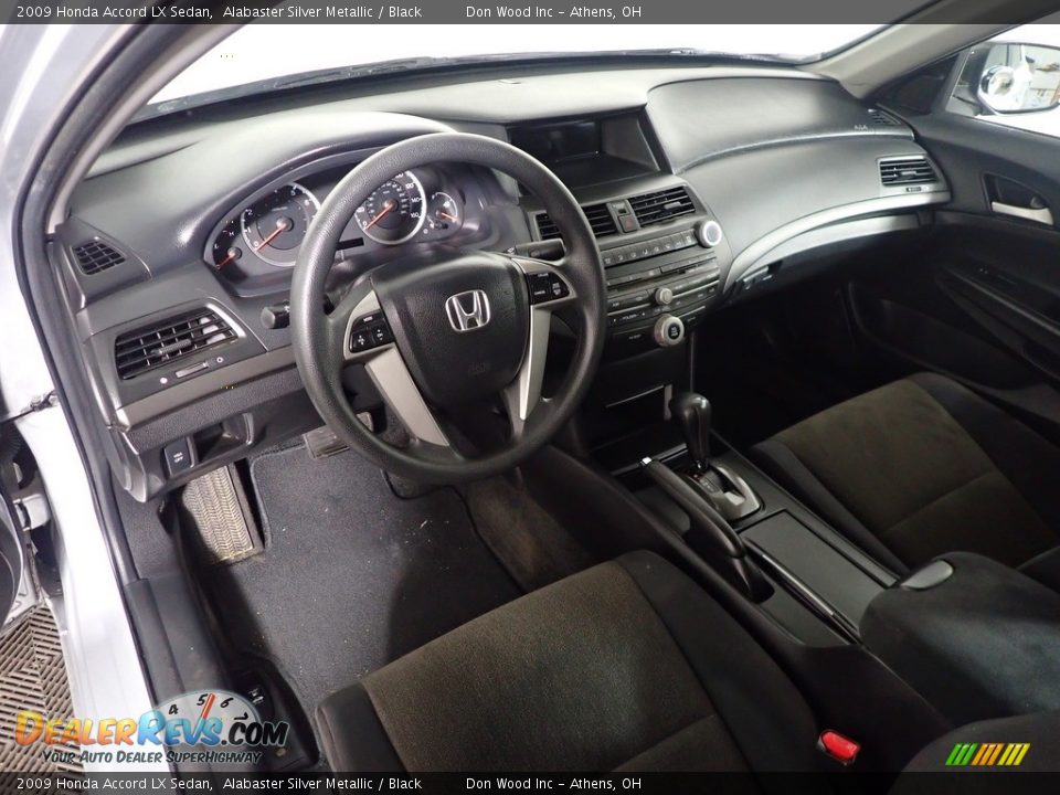 2009 Honda Accord LX Sedan Alabaster Silver Metallic / Black Photo #14