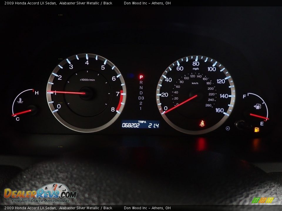 2009 Honda Accord LX Sedan Alabaster Silver Metallic / Black Photo #15