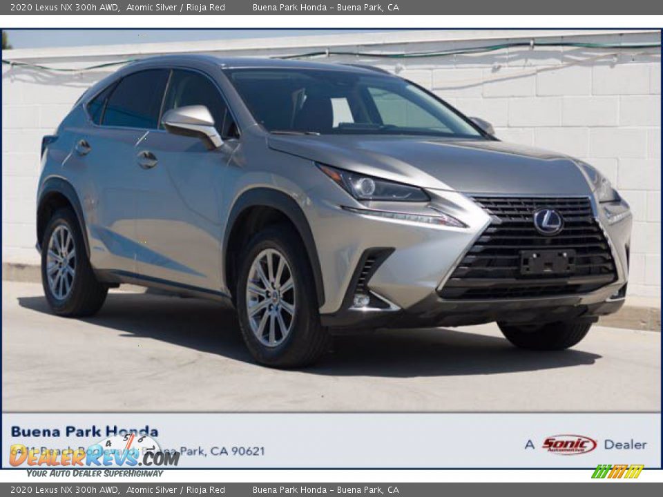 2020 Lexus NX 300h AWD Atomic Silver / Rioja Red Photo #1