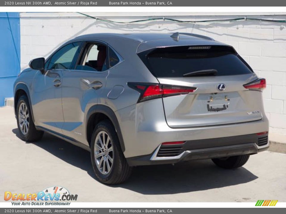 2020 Lexus NX 300h AWD Atomic Silver / Rioja Red Photo #2