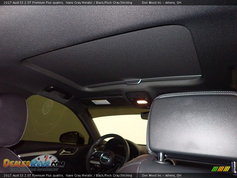 2017 Audi S3 2.0T Premium Plus quattro Nano Gray Metallic / Black/Rock Gray Stitching Photo #2