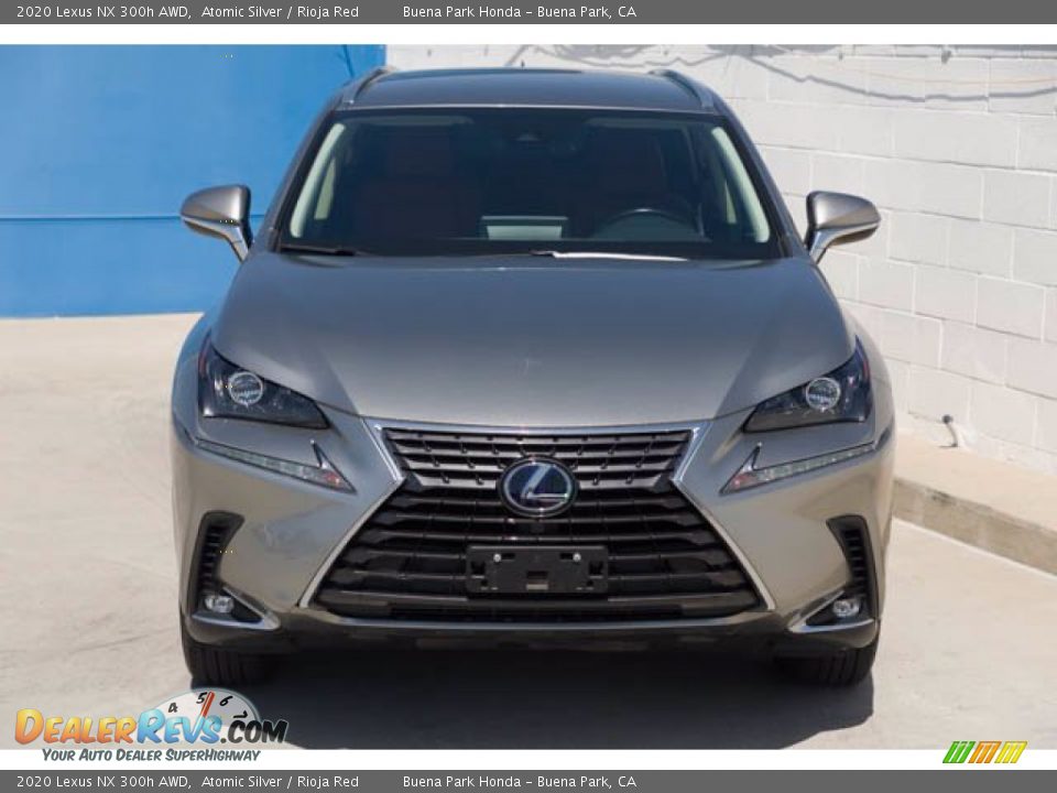 2020 Lexus NX 300h AWD Atomic Silver / Rioja Red Photo #7