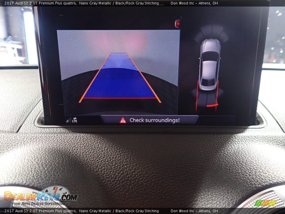 2017 Audi S3 2.0T Premium Plus quattro Nano Gray Metallic / Black/Rock Gray Stitching Photo #4