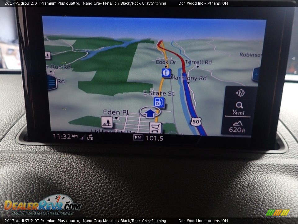 2017 Audi S3 2.0T Premium Plus quattro Nano Gray Metallic / Black/Rock Gray Stitching Photo #5