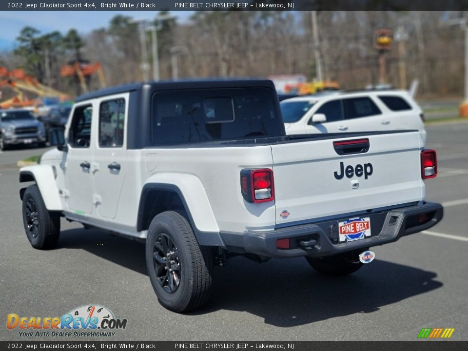 2022 Jeep Gladiator Sport 4x4 Bright White / Black Photo #6