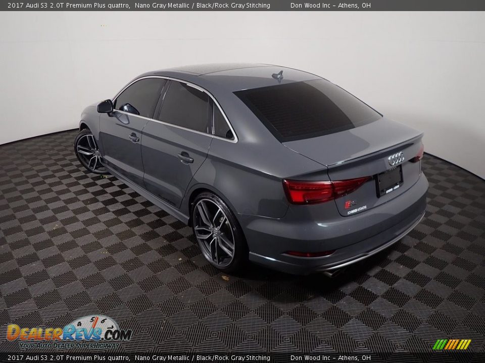 2017 Audi S3 2.0T Premium Plus quattro Nano Gray Metallic / Black/Rock Gray Stitching Photo #15