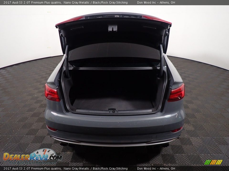 2017 Audi S3 2.0T Premium Plus quattro Nano Gray Metallic / Black/Rock Gray Stitching Photo #17