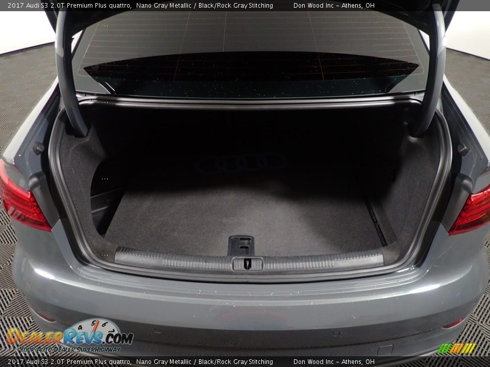 2017 Audi S3 2.0T Premium Plus quattro Nano Gray Metallic / Black/Rock Gray Stitching Photo #18