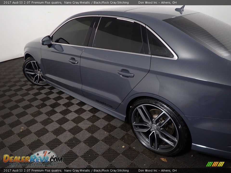 2017 Audi S3 2.0T Premium Plus quattro Nano Gray Metallic / Black/Rock Gray Stitching Photo #21
